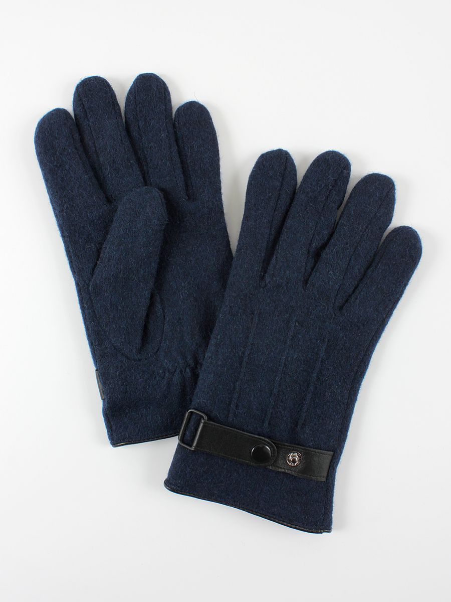 LB-0806 navy melange флис Перчатки мужские