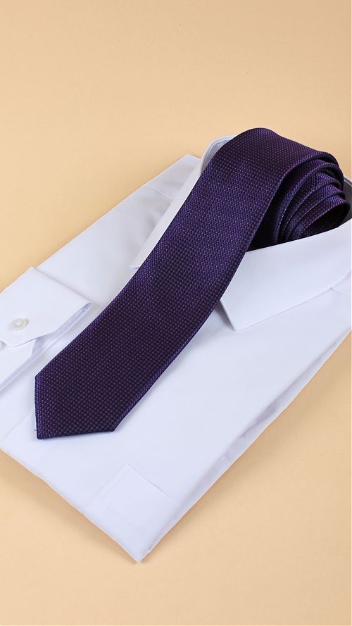 Фото Мужской галстук 70мм фиолетовый
