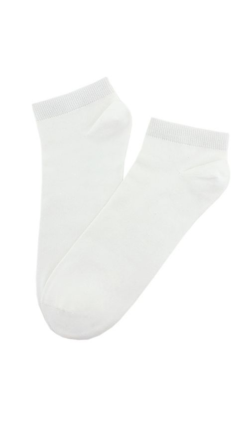 Фото Белые мужские короткие носки
