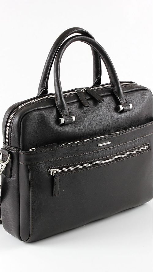 Фото Черная мужская сумка-портфель