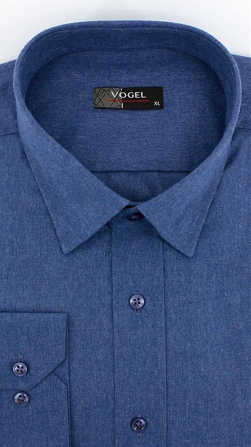 Фото Мужская сорочка голубого цвета