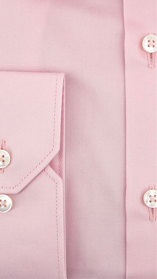 Фото Розовая мужская рубашка из 100% хлопка