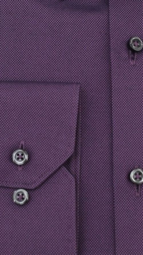 Фото Темно-фиолетовая классическая мужская рубашка