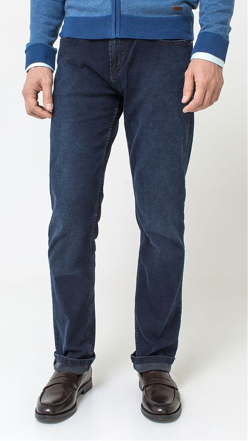 Фото Мужские темно-синие джинсы