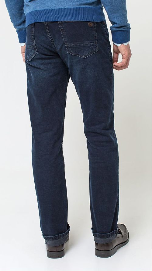Фото Мужские темно-синие джинсы