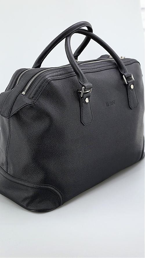 Фото Черная мужская классическая сумка-мессенджер