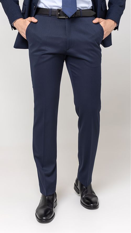 Купить мужские брюки голубого цвета в интернет-магазине Эстет - цены,характеристики, доставка