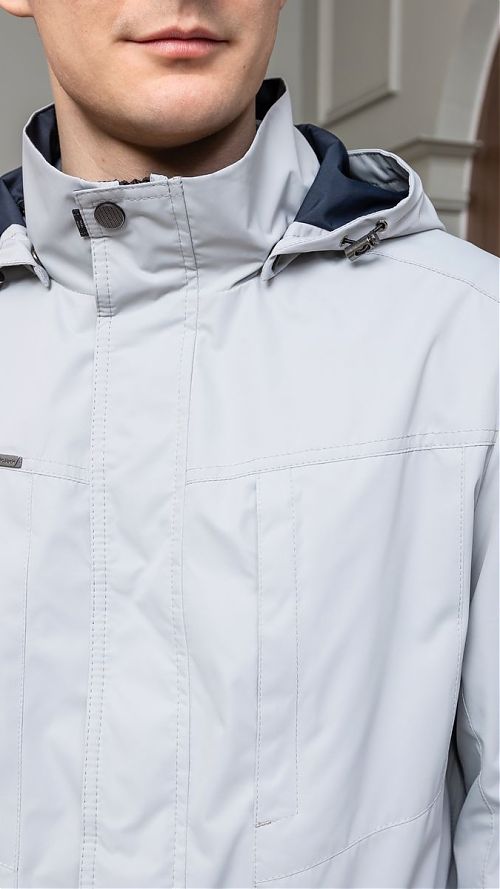 Фото М0952 Куртка мужская св.серый