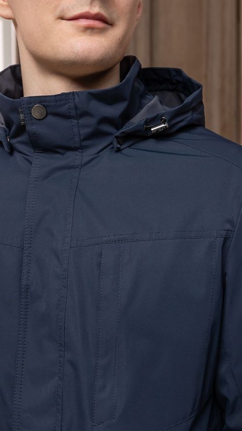 Фото М0952 Куртка мужская т.синий