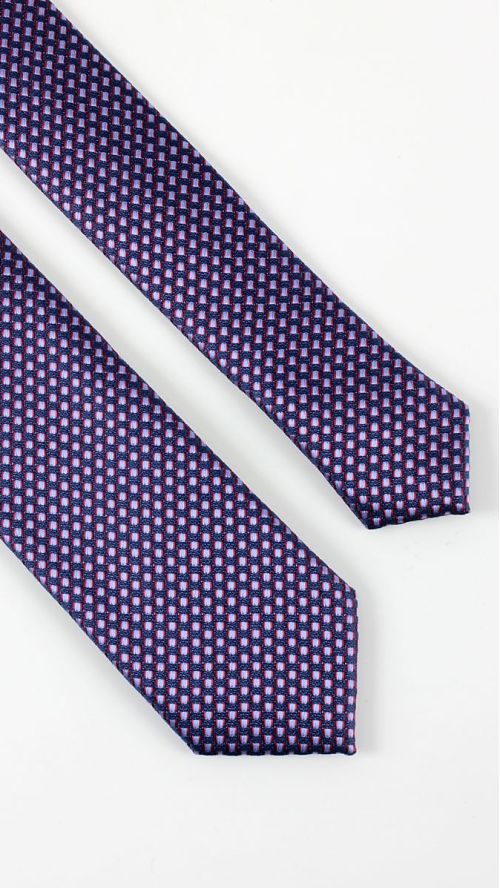 Фото Мужской галстук синего цвета 60 мм