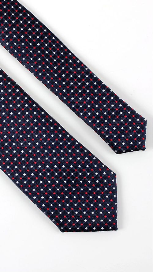 Фото Черный классический мужской галстук 60 мм