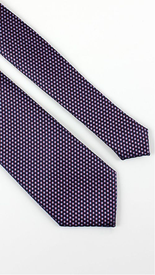 Фото Мужской темно-синий галстук 70мм