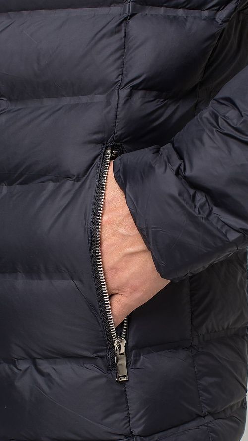 Фото Мужская куртка однотонная полуприталенная Lexmer