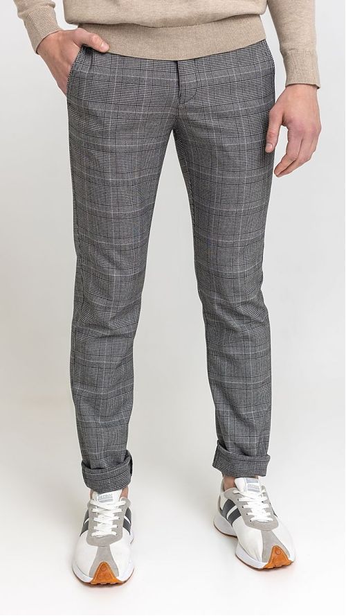 Купить серые мужские брюки в интернет-магазине - цена, характеристика,доставка