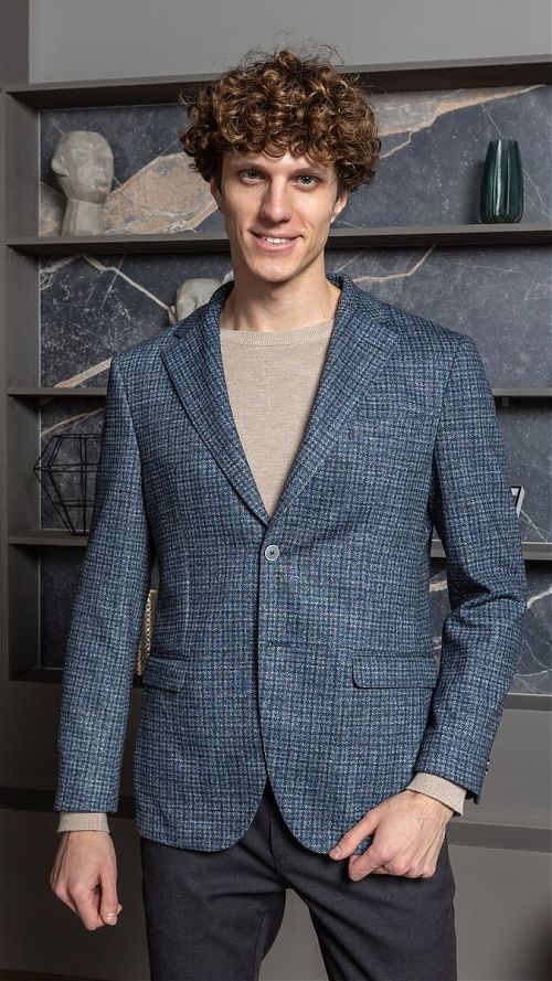 Купить приталенный пиджак недорого в Москве с доставкой - Интернет магазин  мужской одежды ЭSTET