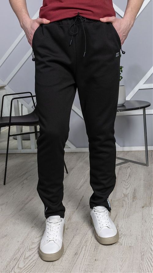 Фото Трикотажные брюки черные