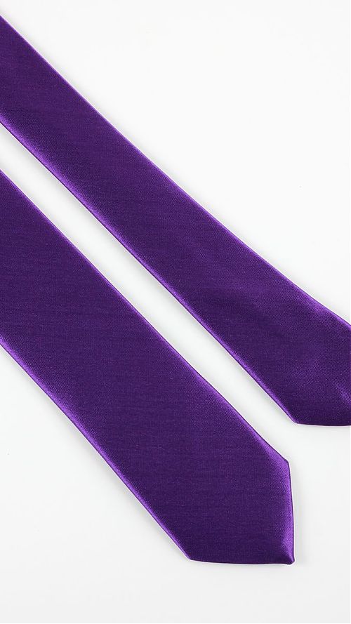 Фото Фиолетовый мужской галстук 