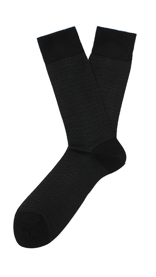 Фото Черные мужские носки