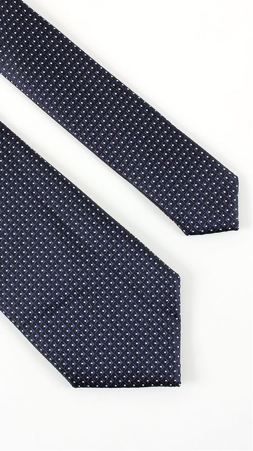 Фото Черный мужской галстук 70 мм с принтом