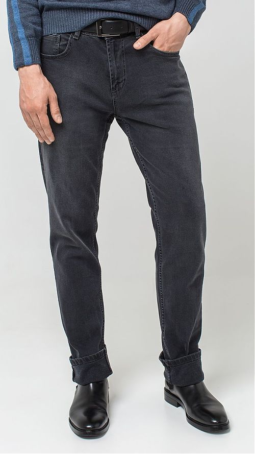 Фото Мужские темно-серые джинсы