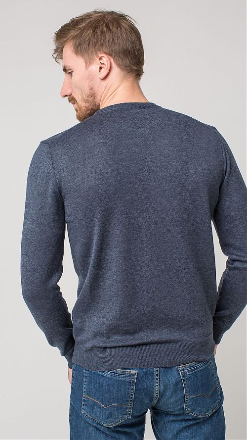 Фото Серый мужской пуловер